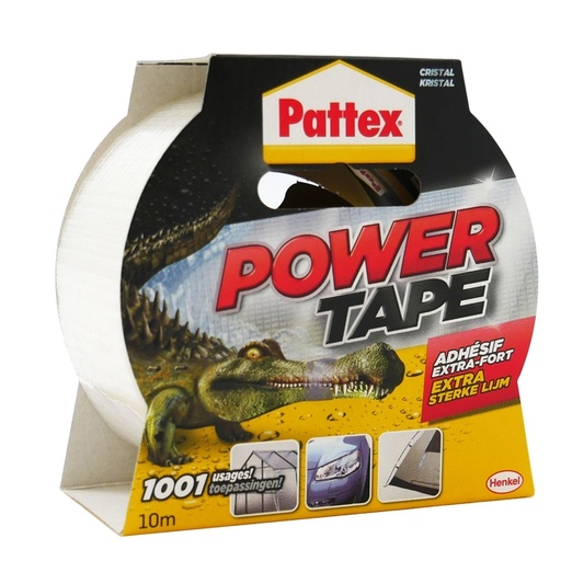 [836316] Plakband Pattex Power Tape 50mmx10m transparant