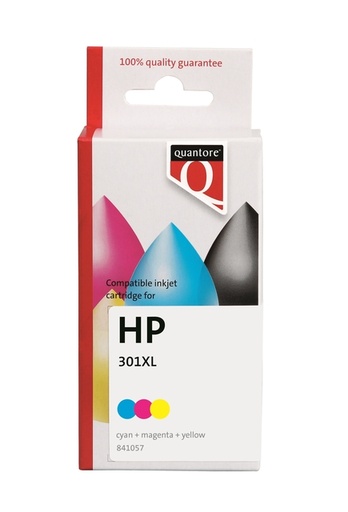 [841057] Inktcartridge Quantore alternatief tbv HP CH564EE 301XL kleur