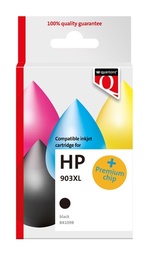 [841098] Inktcartridge Quantore alternatief tbv HP T6M15AE 903XL zwart HC