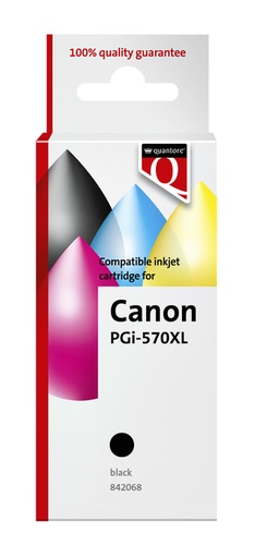 [842068] Inktcartridge Quantore alternatief tbv Canon PGI-570XL zwart HC