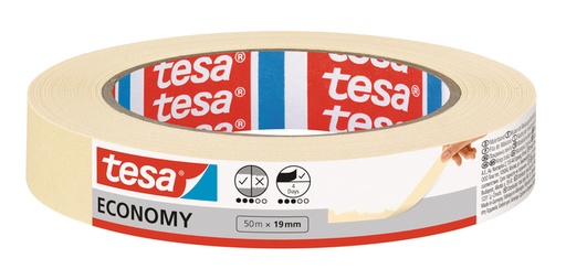 [870047] Afplaktape tesa®  Economy 50mx19mm geel