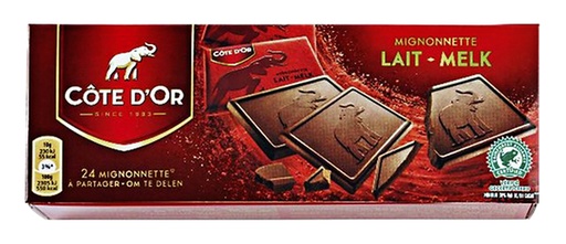 [890217] Chocolade Cote d'Or mignonnette Double Lait 21x10 gram