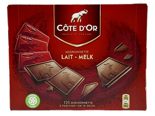 [890218] Chocolade Cote d'Or mignonnette melk 120x10 gram