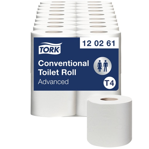 [890323] Toiletpapier Tork T4 Advanced 2-laags 493 vel wit 120261