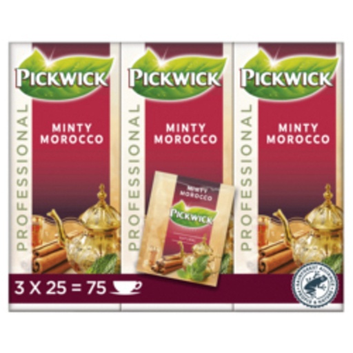 [890385] Thee Pickwick minty Morocco 2gr 25 stuks