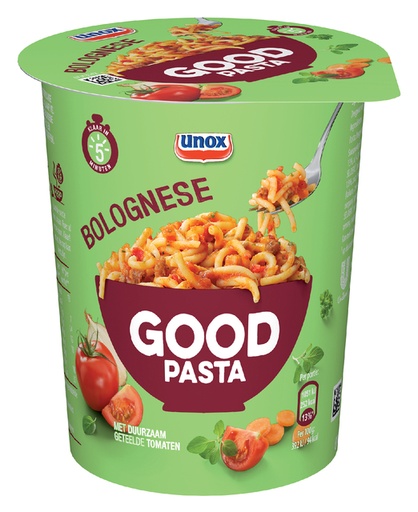 [890414] Good Pasta Unox spaghetti bolognese cup