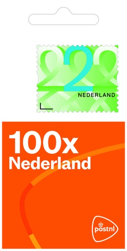 [890701] Postzegel Nederland Waarde 2 zelfklevend rol à 100 stuks