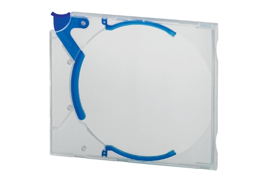 [224088] Cd opbergbox Quickflip standaard blauw 5 stuks