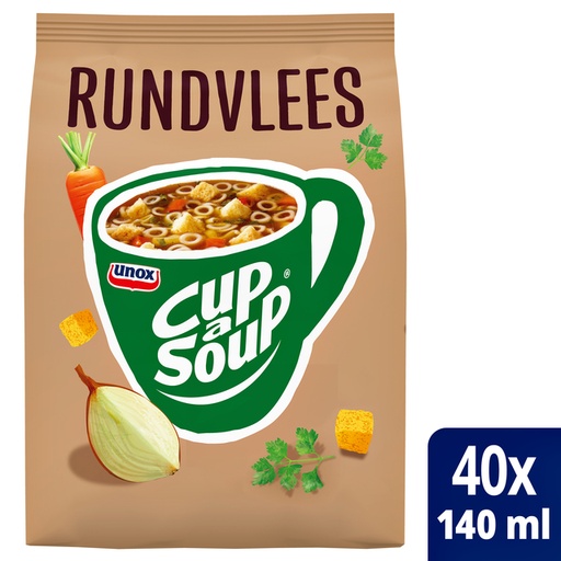 [891011] Cup-a-Soup Unox machinezak rundvlees 140ml