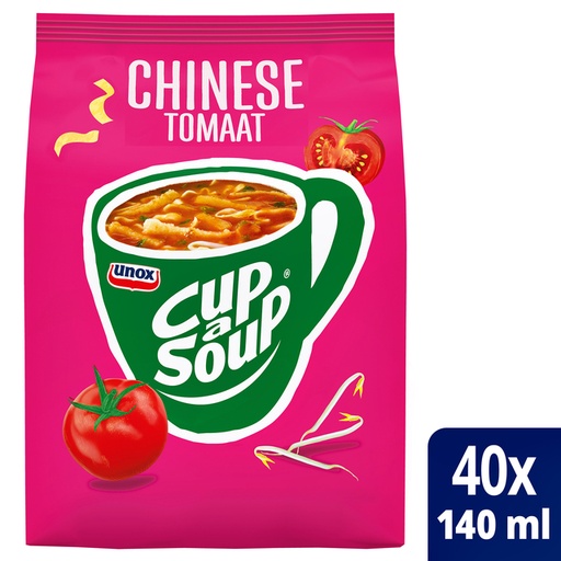 [891012] Cup-a-Soup Unox machinezak Chinese tomaat 140ml