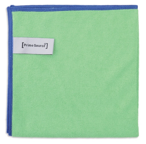 [891478] Microvezeldoek Primesource professional 38x38cm groen pak à 10 stuks