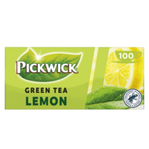 [891713] Thee Pickwick green original lemon 100x2gr