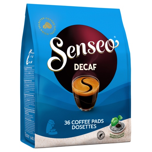 [891726] Koffiepads Douwe Egberts Senseo decafe 36 stuks