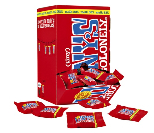 [891887] Chocolade Tony's Chocolonely tiny melk doos 100 st