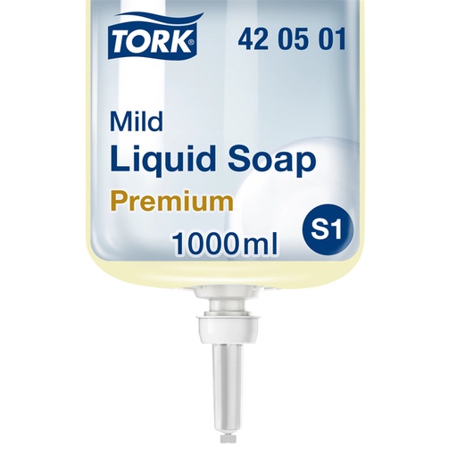 [892022] Handzeep Tork S1 Premium vloeibaar 1000ml mild 420501