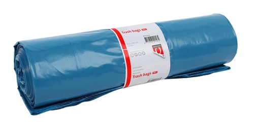 [892264] Afvalzak Quantore LDPE T70 240L bl extra stevig 65/25x140cm rol à 10st