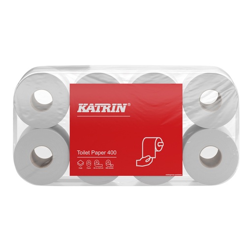 [892610] Toiletpapier Katrin 2-laags 400 vel wit 14293
