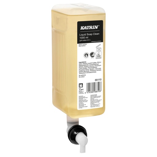 [892618] Handzeep Katrin Clean vloeibaar 1000ml 88110