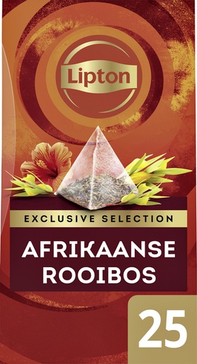 [899994] Thee Lipton Exclusive Afrikaanse rooibos 25x2gr
