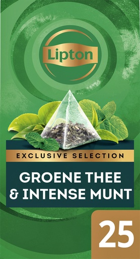 [899999] Thee Lipton Exclusive groene thee munt 25x2gr