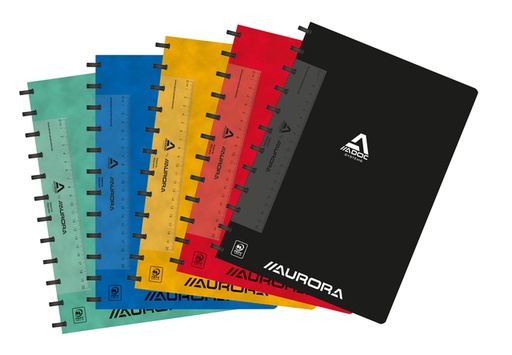[264500] Schrift Adoc Classic A4 ruit 5x5mm 144 pagina's 90gr assorti