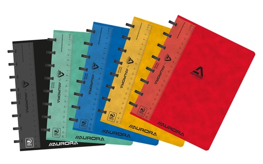 [264501] Schrift Adoc Classic A5 ruit 4x8mm 144 pagina's 90gr assorti
