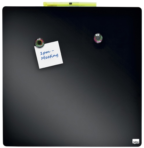 [919949] Whiteboard Nobo tegel 36x36cm zwart magnetisch