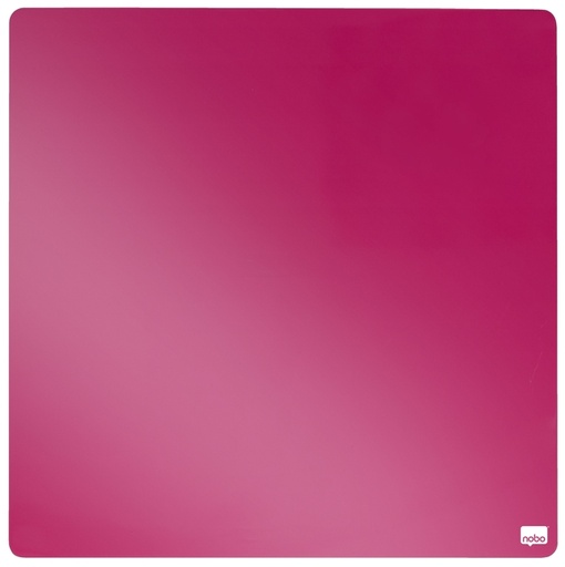 [919951] Whiteboard Nobo tegel 36x36cm roze magnetisch