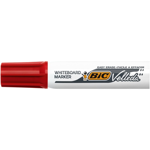 [920242] Whiteboardmarker Bic Velleda 1781 schuin large rood