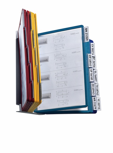 [920966] Wandelement Durable Vario Wall met 20-tassen A4 assorti