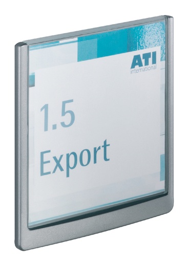 [921199] Deurbordje Durable Click sign 149x148,5mm grafiet