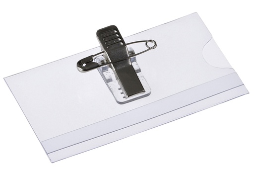 [921260] Badge Europel met clip en speld 75x40mm 24st