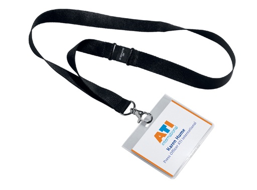 [921278] Veiligheidspasmapje Durable 8600 gesloten 60x90mm + band