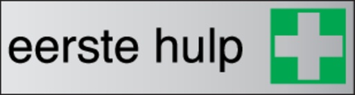 [921320] Infobord pictogram eerste hulp 165x44mm