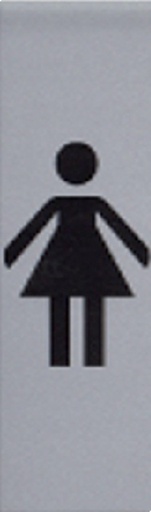 [921329] Infobord pictogram dame 165x44mm