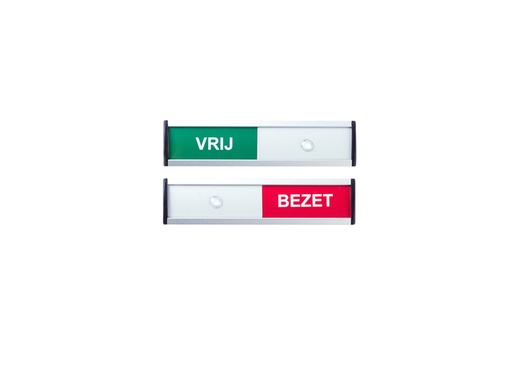[921339] Infobord vrij/bezet 125x30mm