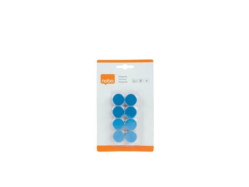 [921903] Magneet Nobo 20mm blauw 8 stuks