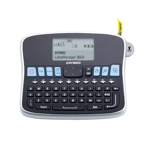 [930128] Labelprinter Dymo LabelManager 360D draagbaar azerty 19mm zwart