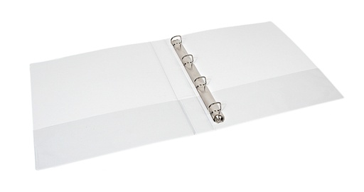 [268840] Presentatieringband Quantore A4 4-rings D-mech 30mm wit