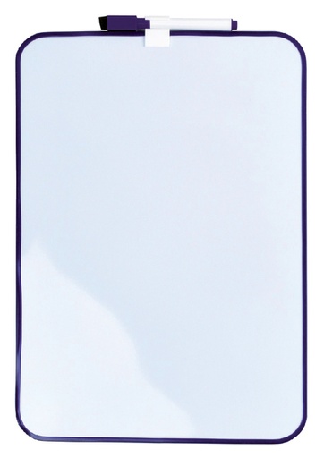 [949027] Whiteboard Desq 24x34cm + marker paars profiel