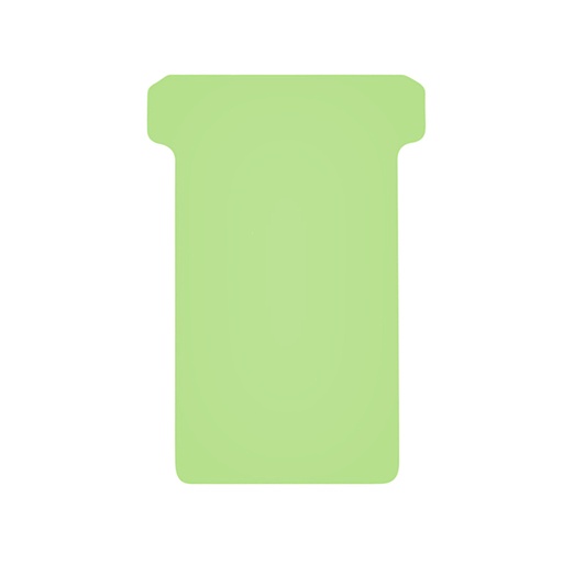 [950824] T-kaart Djois formaat 2 48mm groen 100 stuks