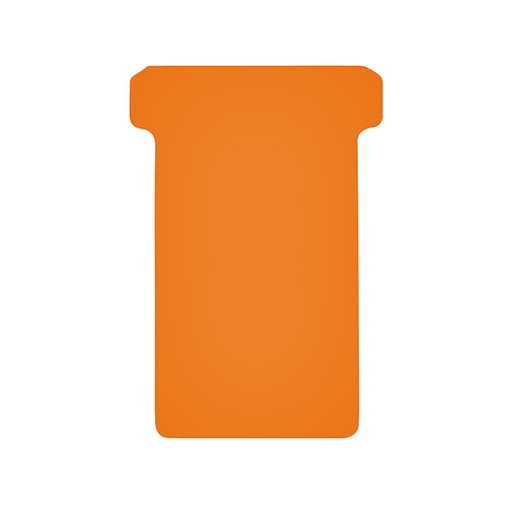 [950826] T-kaart Djois formaat 2 48mm oranje 100 stuks