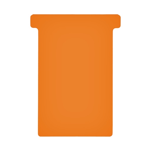 [950836] T-kaart Djois formaat 3 77mm oranje 100 stuks