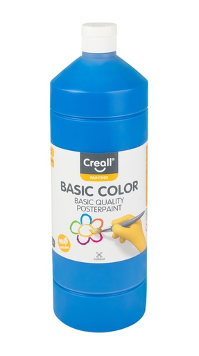 [1000006] Plakkaatverf Creall basic blauw 1000ml