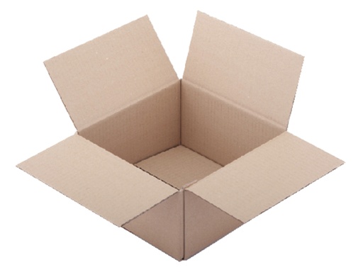 [1000043] Amerikaanse vouwdoos IEZZY 200x200x110mm B-golf bruin