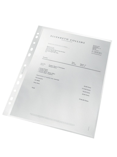 [1000309] Showtas Leitz Recycle A4 11-gaats PP 0.10mm transparant 25 stuks