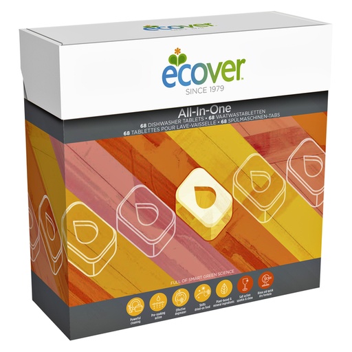 [1385369] Vaatwastabletten Ecover All In One 68 stuks