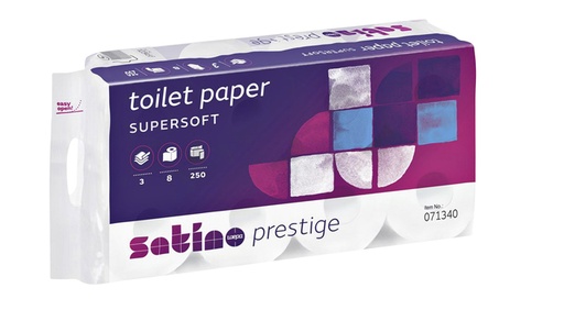 [1386032] Toiletpapier Satino MT1 Prestige 3-laags 250 vel wit 071340
