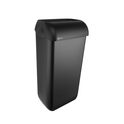 [1386042] Afvalbak BlackSatino open inworp 23 liter zwart 331830