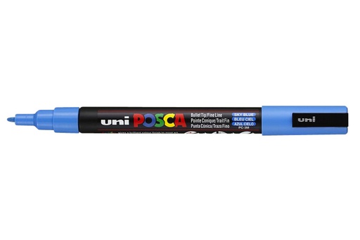 [1386113] Verfstift Posca PC3M fijn hemelsblauw